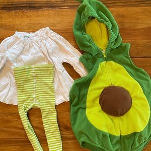 Toddler Halloween Costume: Avocado, size 24 months